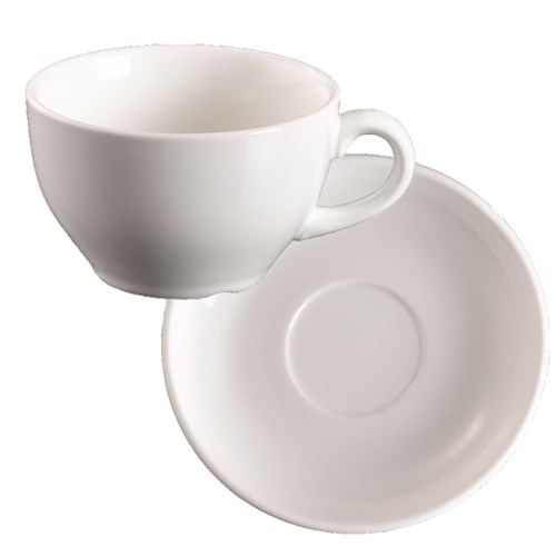 Basics Espresso Cups & Saucers White ZF100089